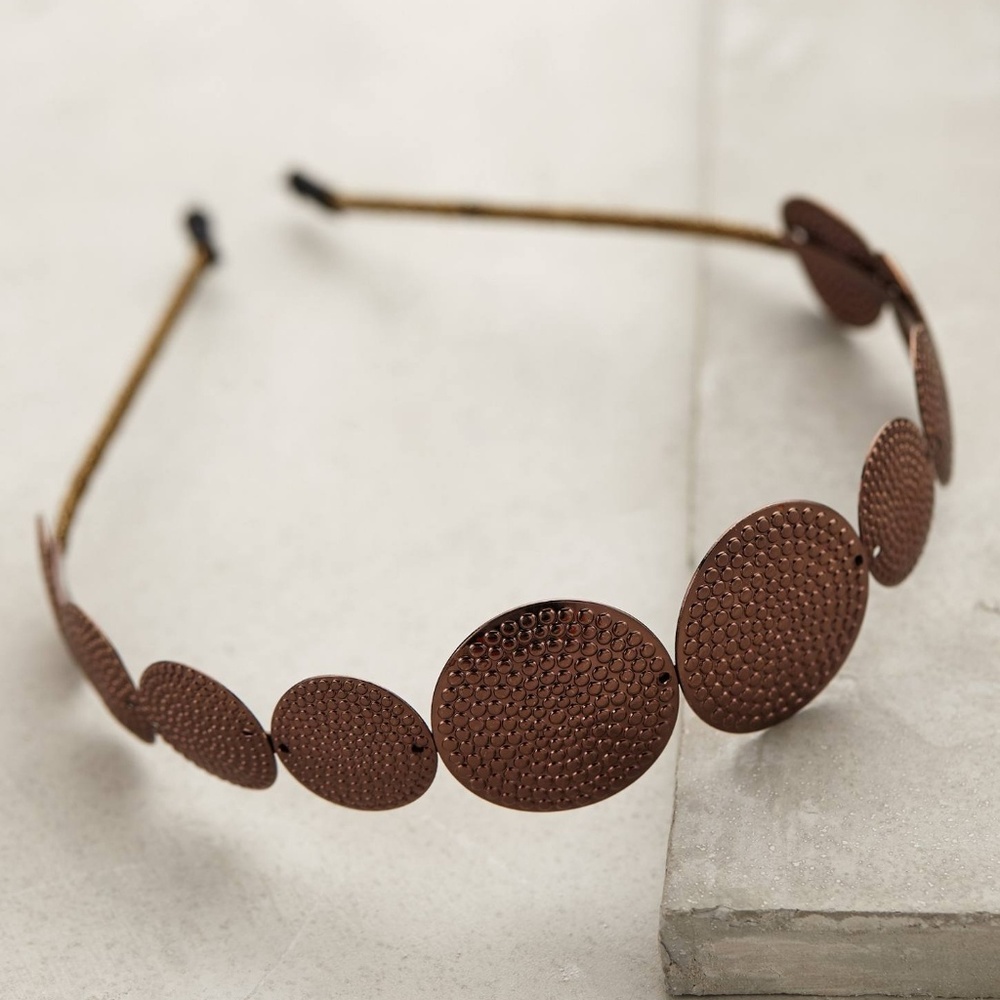 Copper disk headband from Anthropology